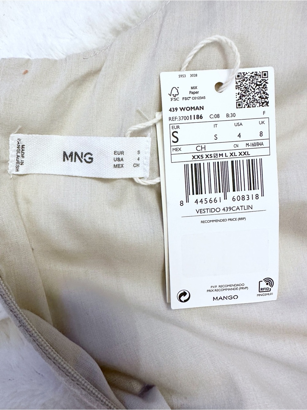 NWT Mango MNG A-line Halter Dress Size Small - Picture 11 of 12